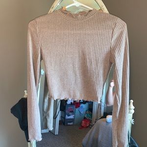 Crop top long sleeve
